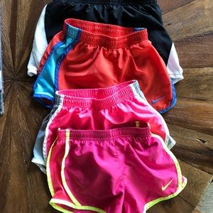 Nike bundle 4 pair of toddler Nike shorts—size S (3T-5T)